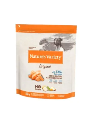 Nature's Variety Original No Grain Cane Mini Adult Salmone