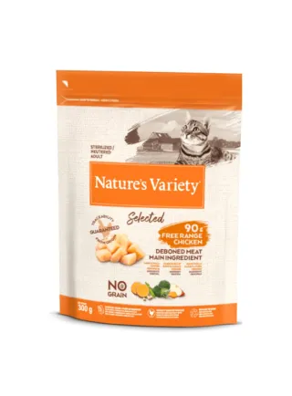 Nature's Variety Selected No Grain Gatto Sterilized Pollo 0,3KG