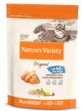 Nature's Variety Original Gatto Sterilized Salmone 0,3KG