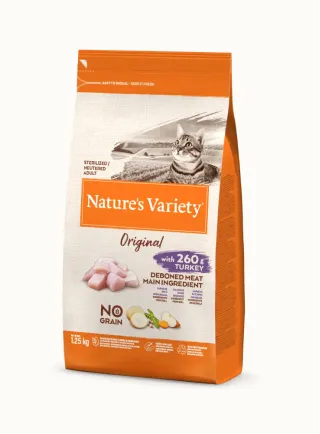 Nature's Variety Original Gatti sterilizzati No Grain 1,25KG
