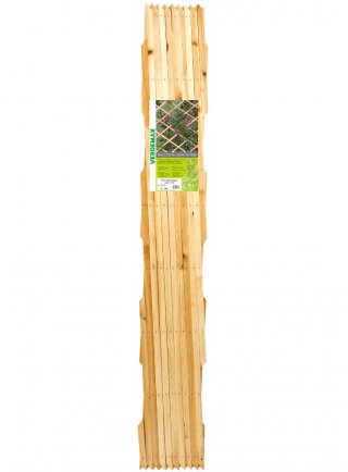 Traliccio estensibile in legno di pino leggero m 2,0x1,0 naturale