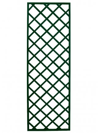 Traliccio fisso in legno FSC con cornice colore verde