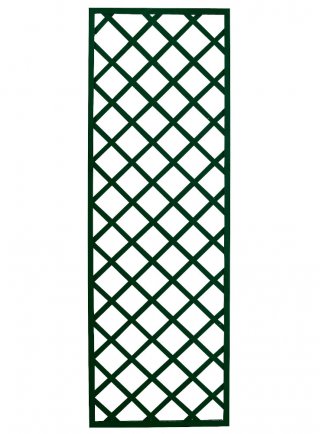 Traliccio fisso in legno FSC con cornice colore verde