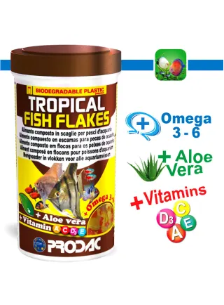 Prodac Tropical Fish Flakes Alimento in scaglie per pesci tropicali