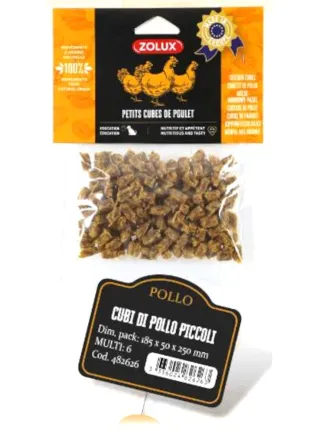 CUBI DI POLLO SNACK NATURALI ZOLUX