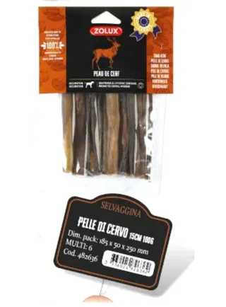 PELLE DI CERVO 15CM 100g SNACK NATURALE ZOLUX