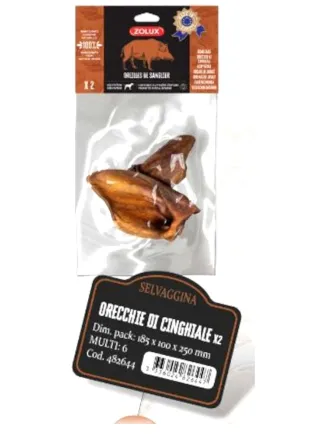 ORECCHIE DI CINGHIALE X2 SNACK NATURALI ZOLUX