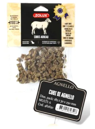 CUBI AGNELLO 100g SNACK NATURALE ZOLUX