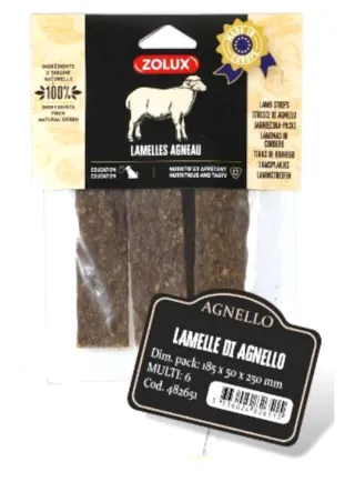 LAMELLE AGNELLO 100g SNACK NATURALE ZOLUX