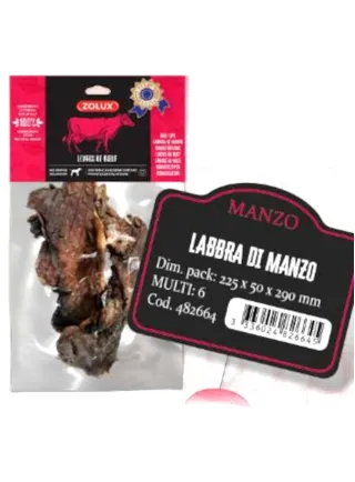 LABBRA DI MANZO 200g SNACK NATURALE ZOLUX