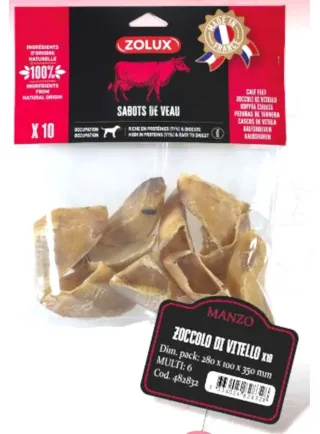 ZOCCOLO DI VITELLO SNACK NATURALE ZOLUX