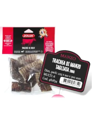 TRACHEA DI MANZO SNACK NATURALE ZOLUX