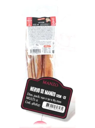 NERVO DI MANZO 12CM X3 SNACK NATURALE ZOLUX