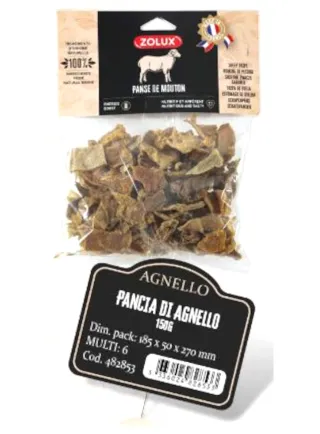 PANCIA DI AGNELLO SNACK NATURALE ZOLUX