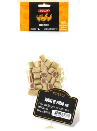 SUSHI POLLO 100g SNACK NATURALI ZOLUX