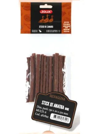 STICKS DI ANATRA 100g SNACK NATURALI ZOLUX