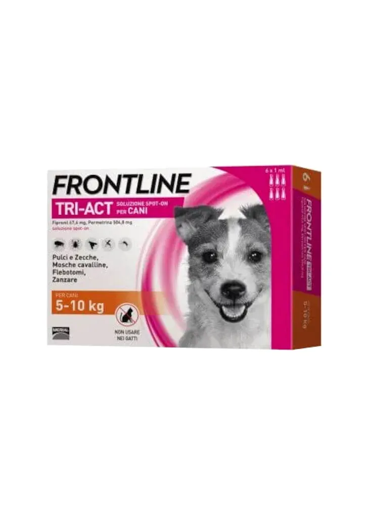 FRONTLINE TRI-ACT SPOT-ON S 5-10KG 6PIP