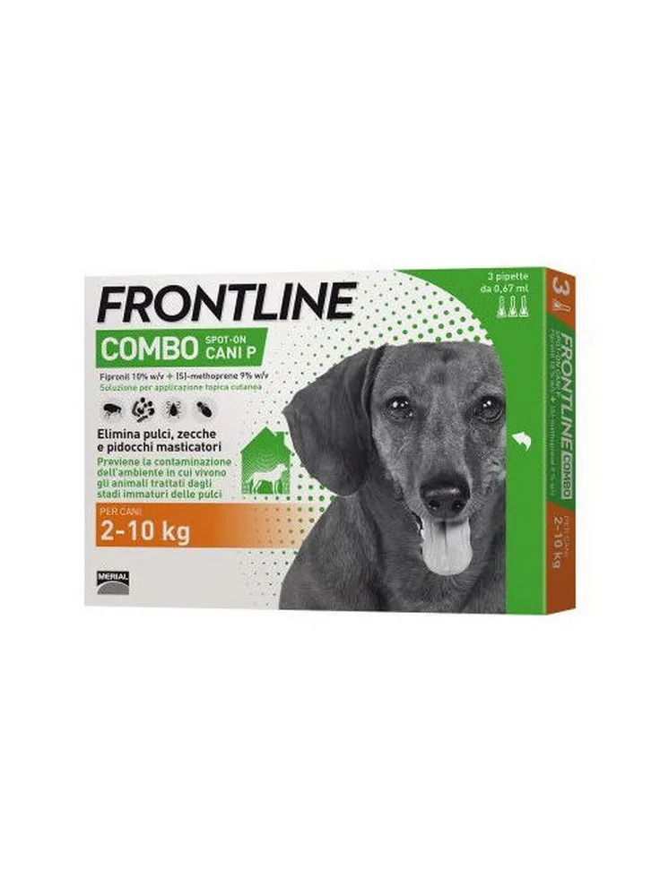 Frontline combo Cani piccoli 2-10KG 3 PIPETTE