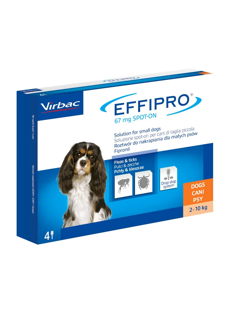 EFFIPRO CANE 2-10 kg - 4 pip. 0,67 ml
