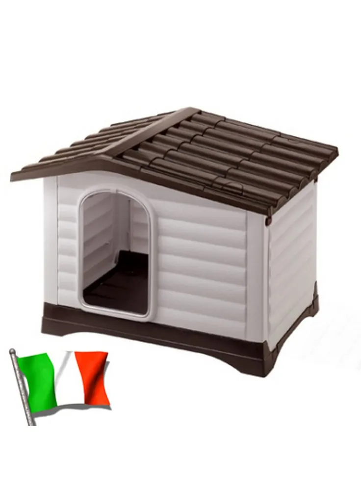 Cuccia da esterno per Cani con Apertura Laterale DOGVILLA 90 (88x72x65 cm)