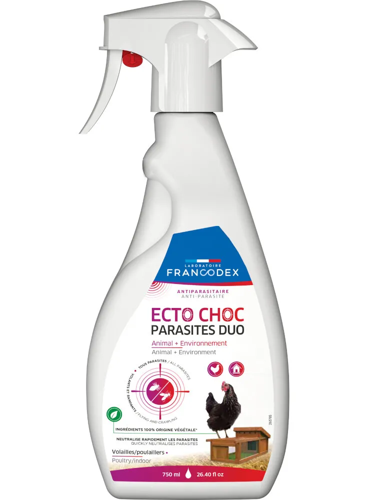 ANTIPARASSITARIO ECTO CHOC SPRAY POLLAIO 750ML