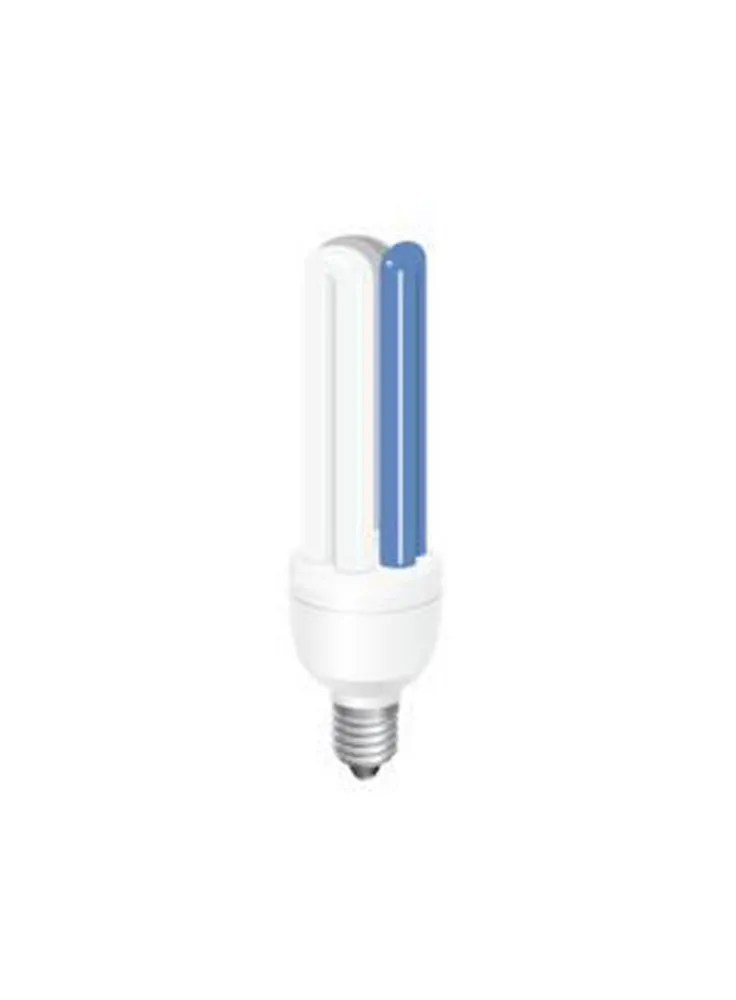 Lampada energy saving BIANCA/BLU 12.000k/25.000k attacco E27 14 watt/2U