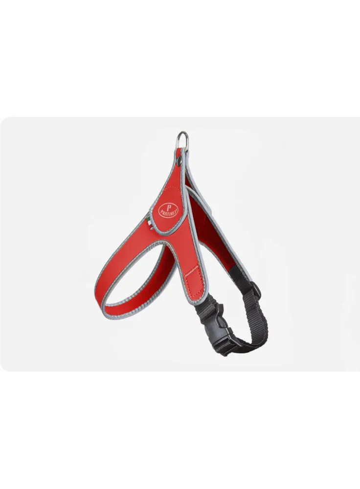 PRATIKO  PETTORINA REGOLABILE CLIP ROSSO  TG.2
