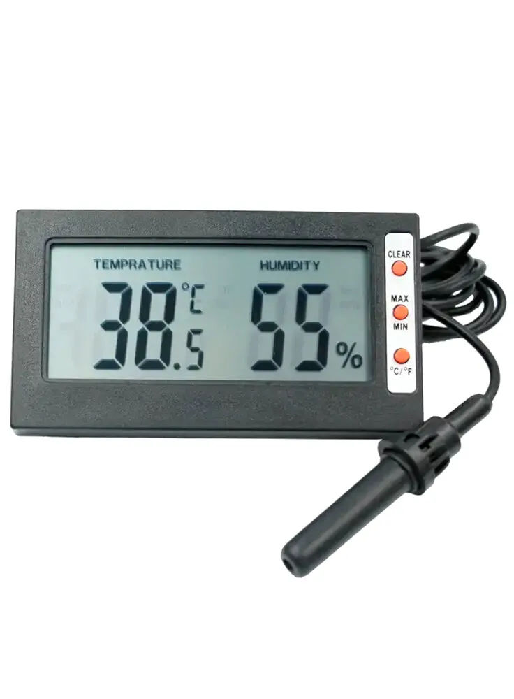 Termometro e Igrometro digitale con sonda e display LCD