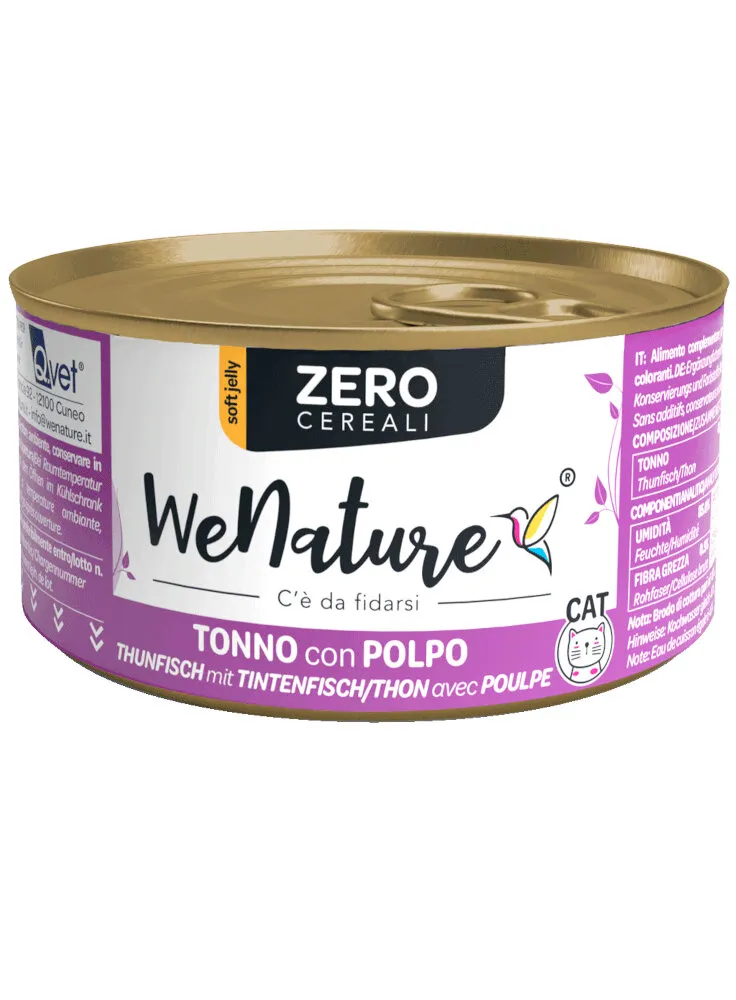 WENATURE CAT ZERO - TONNO E POLPO 85GR
