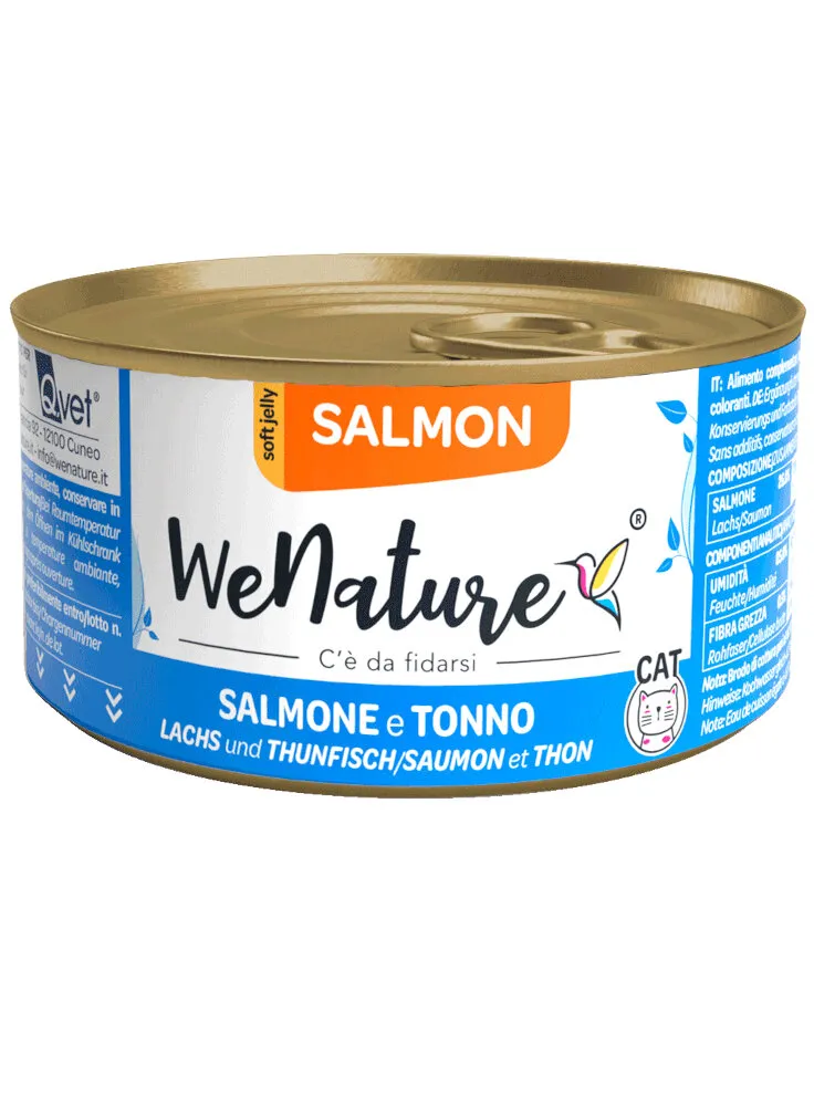 WENATURE SALMON - SALMONE E TONNO JELLY 85GR