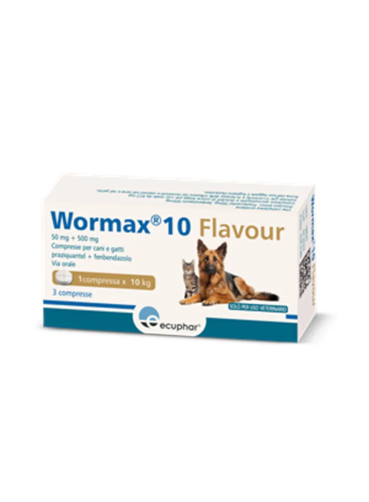WORMAX 10 FLAVOUR compresse cane e gatto
